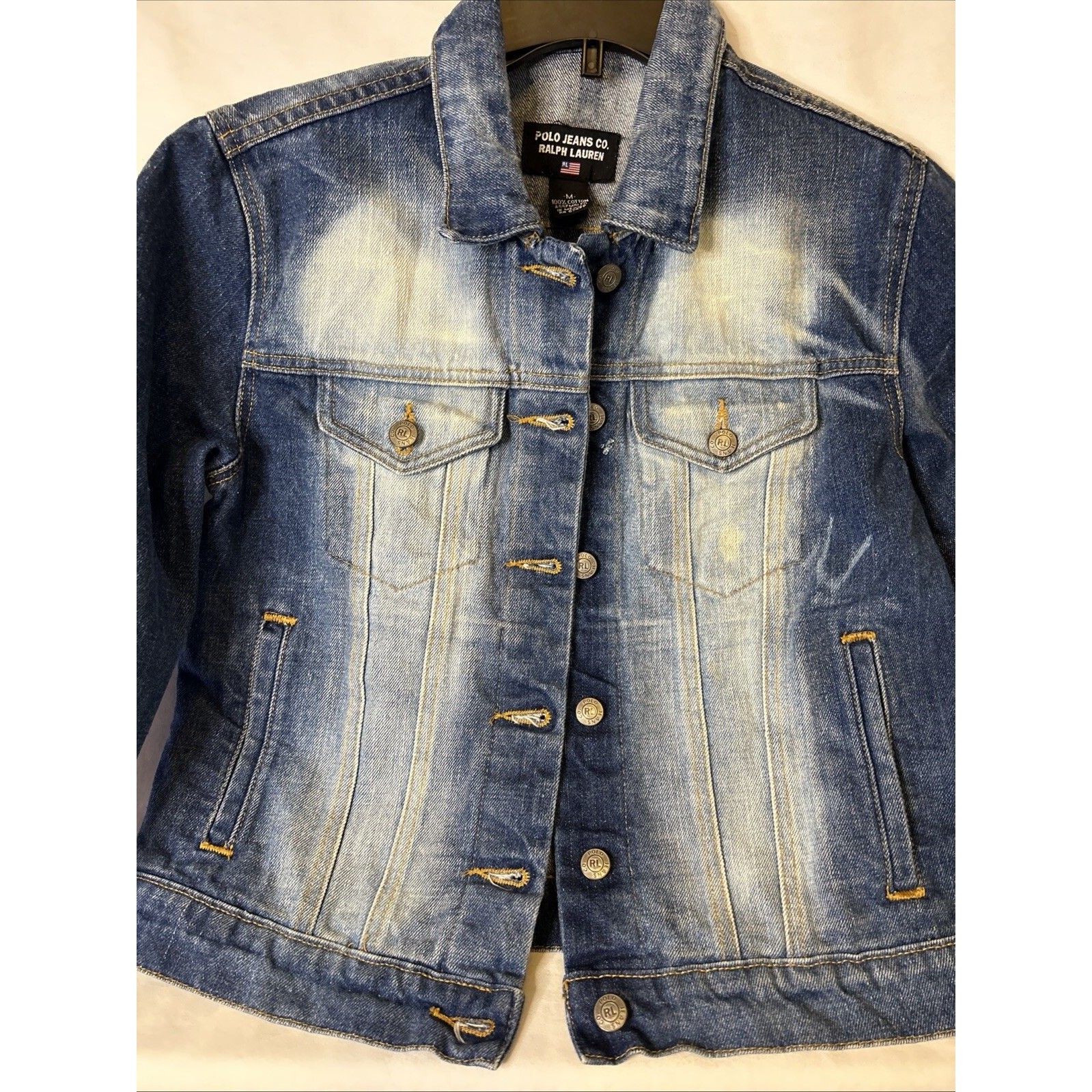 Ralph Lauren Polo Jeans Saturday Denim Jacket Size Medium